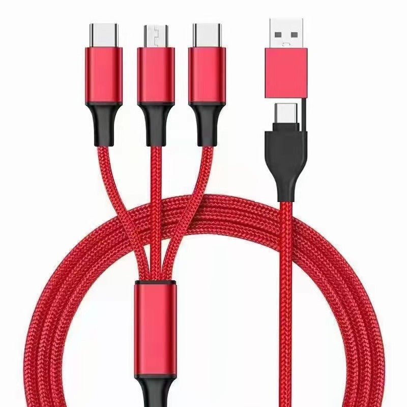 1.2 m 3-in-1 Charging Cable for Lightning, Micro-USB, USB-C