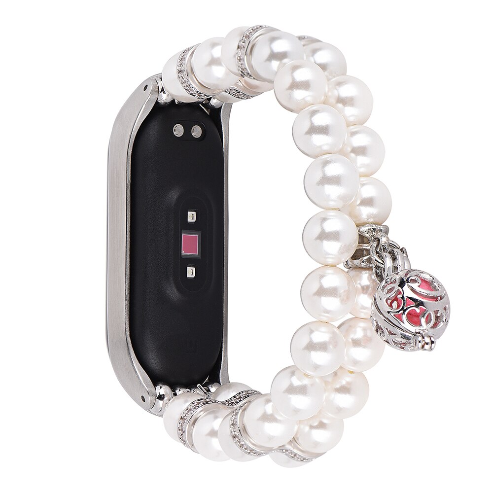 Pearl Wristband Strap for Mi Band 3 & 4 Jewelry Style