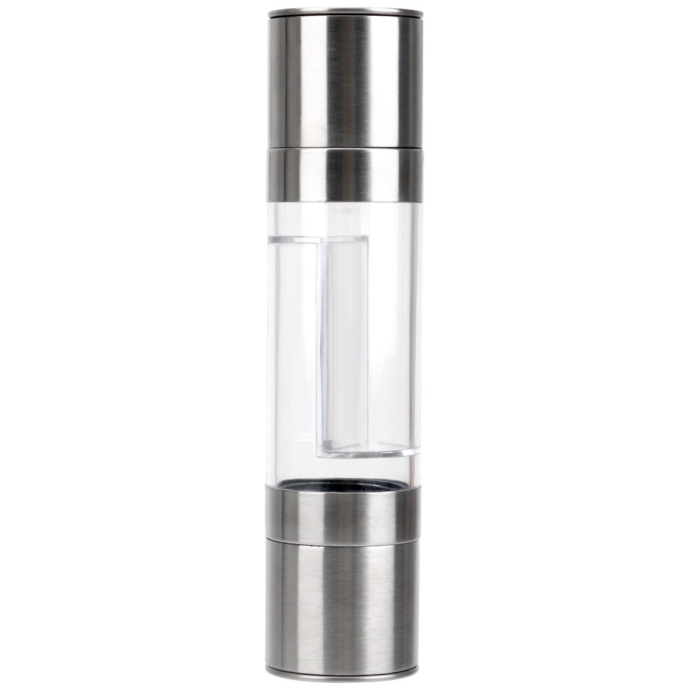 Stainless Steel Salt and Pepper Grinder, 2-in-1 Manual Mill
