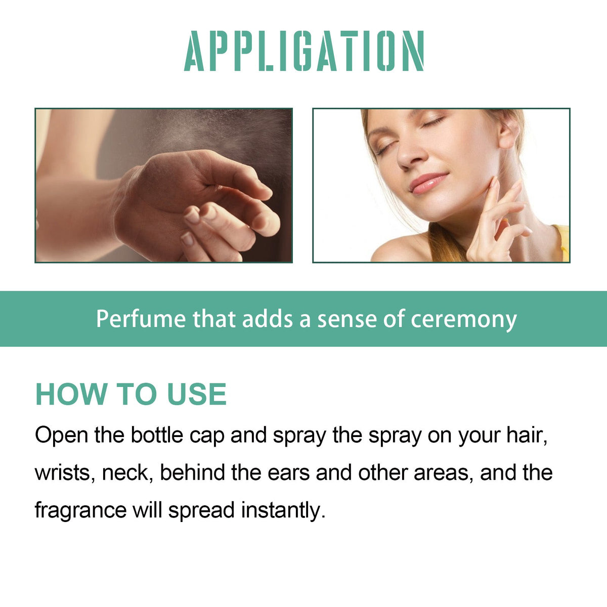 Portable Perfume Mist Spray for Fresh Everyday Wear