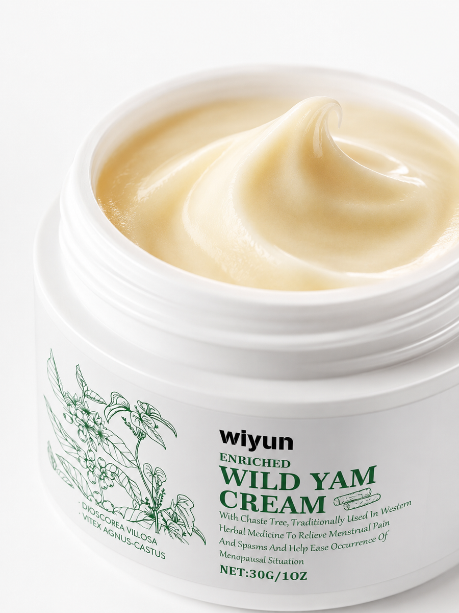 Wild Yam Period Relief Cream — Herbal Menstrual Cramp Comfort