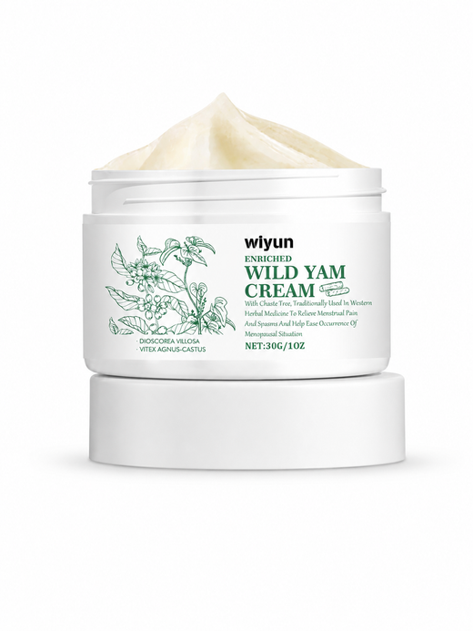 Wild Yam Period Relief Cream — Herbal Menstrual Cramp Comfort