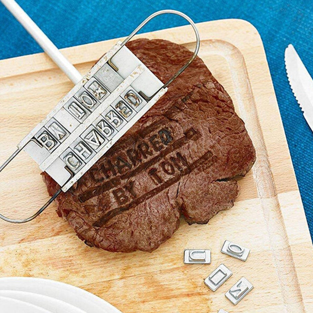 Changeable Letter BBQ Branding Iron for Custom Steaks