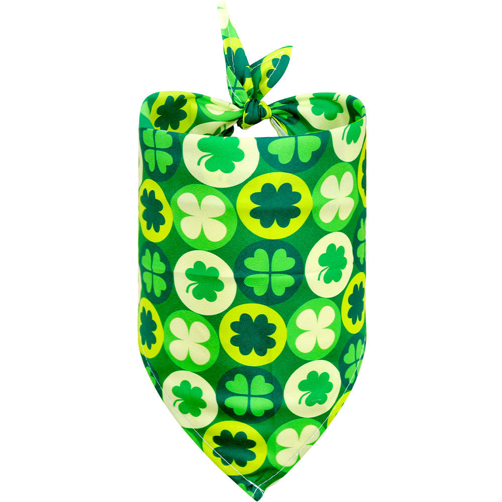St. Patrick's Day Pet Scarf for Festive Holiday Photos