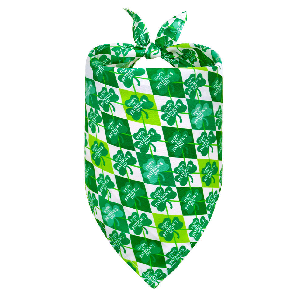 St. Patrick's Day Pet Scarf for Festive Holiday Photos