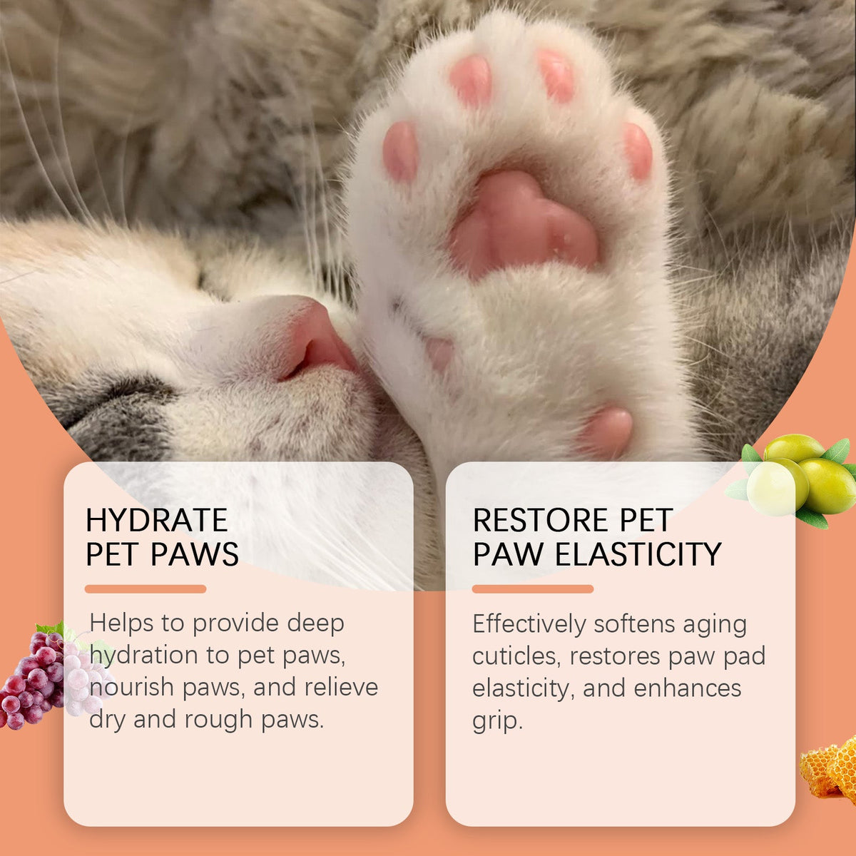 Pet Paw Balm Stick for Dry, Rough Paw Protection Care