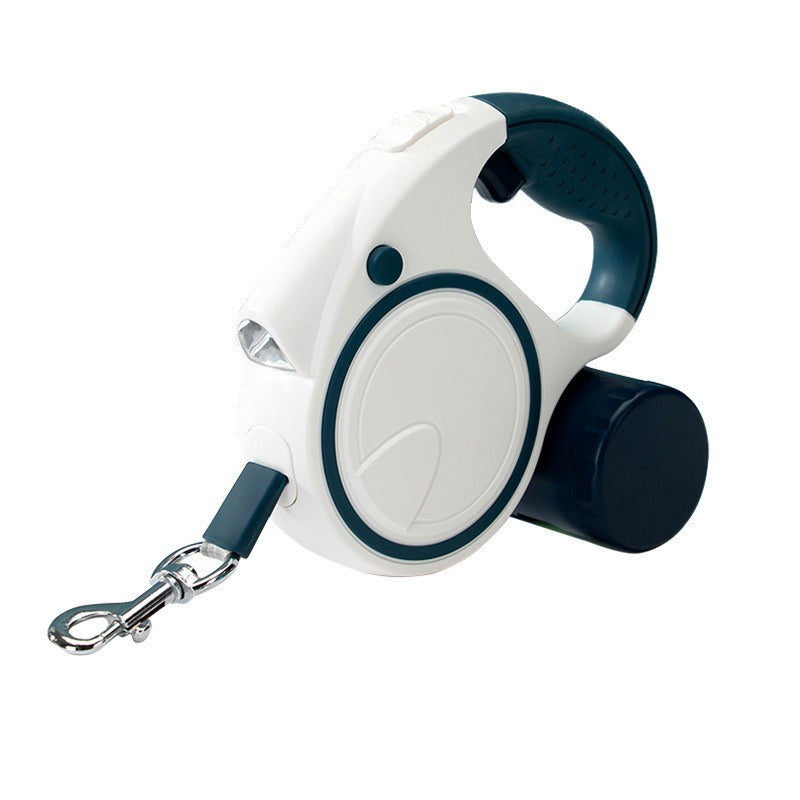 Retractable Pet Leash With Built-In Light for Walks