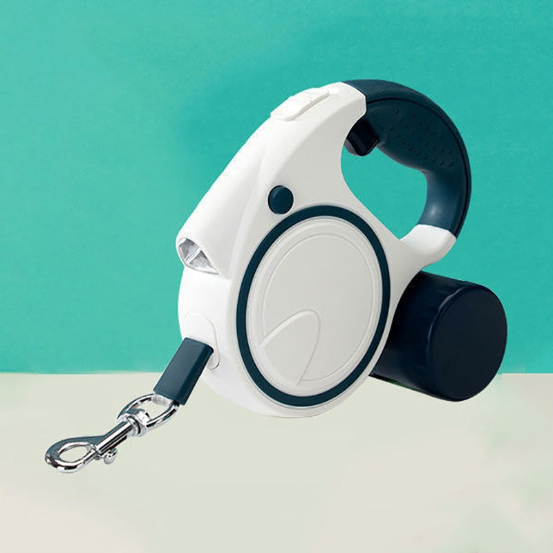 Retractable Pet Leash With Built-In Light for Walks