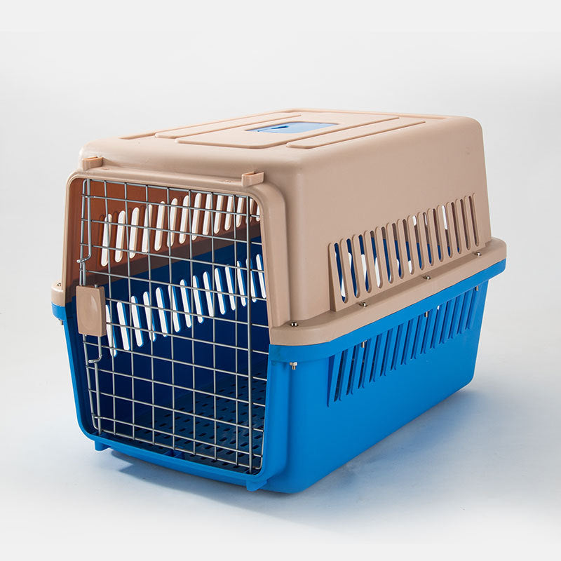Large Dog & Cat Carrier, Secure Ventilated Car Travel