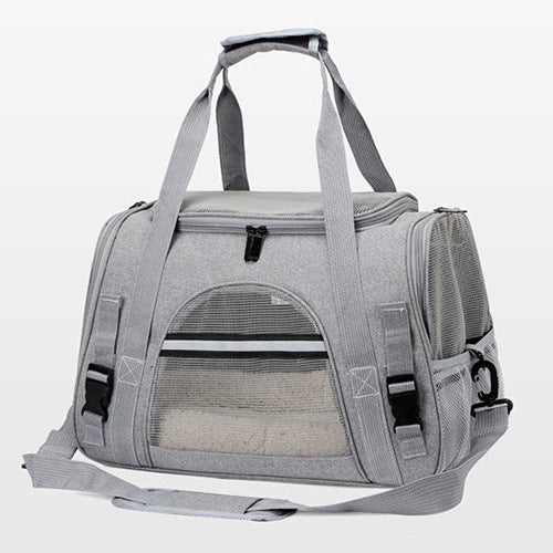 Pet Carrier Bag With Breathable Mesh Travel Windows