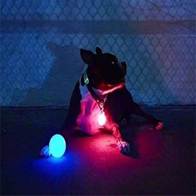 Glowing LED Light-Up Dog Ball for Night Fetch Play