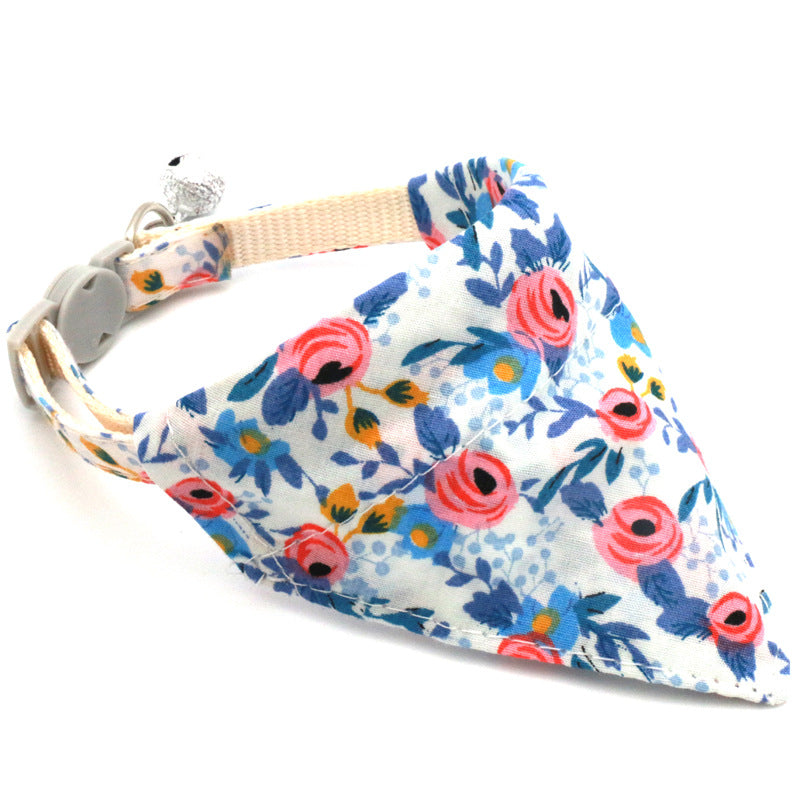 Pet Bandana Collar for Small Dogs & Cats | Floral Style