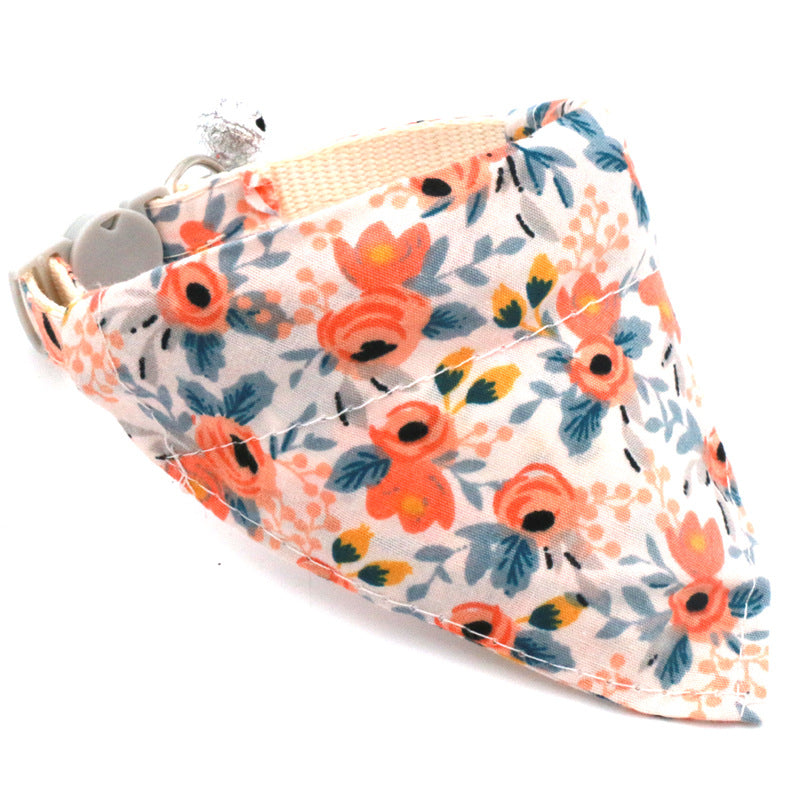 Pet Bandana Collar for Small Dogs & Cats | Floral Style