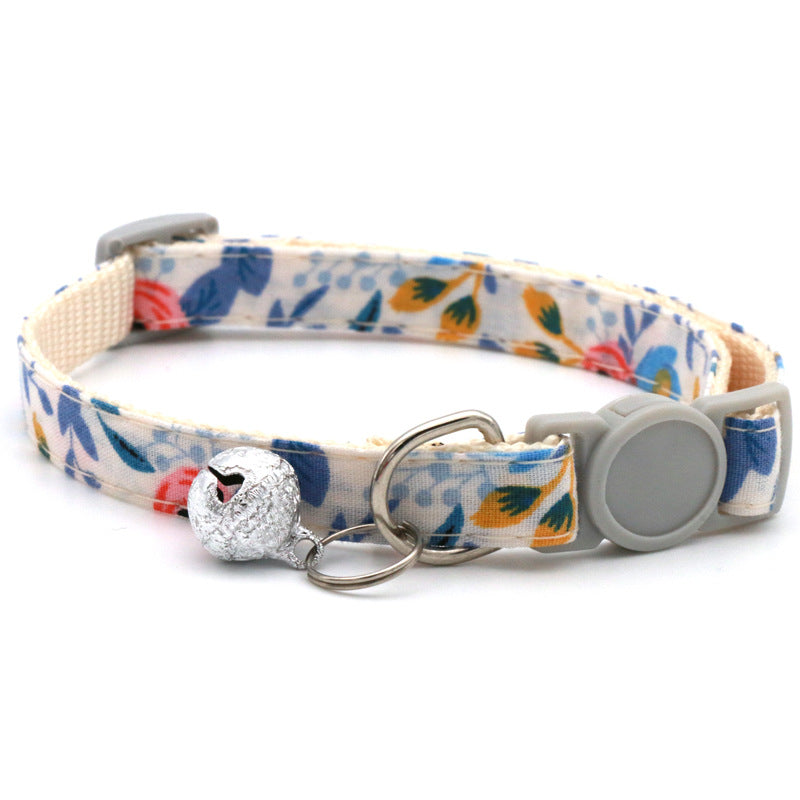 Pet Bandana Collar for Small Dogs & Cats | Floral Style