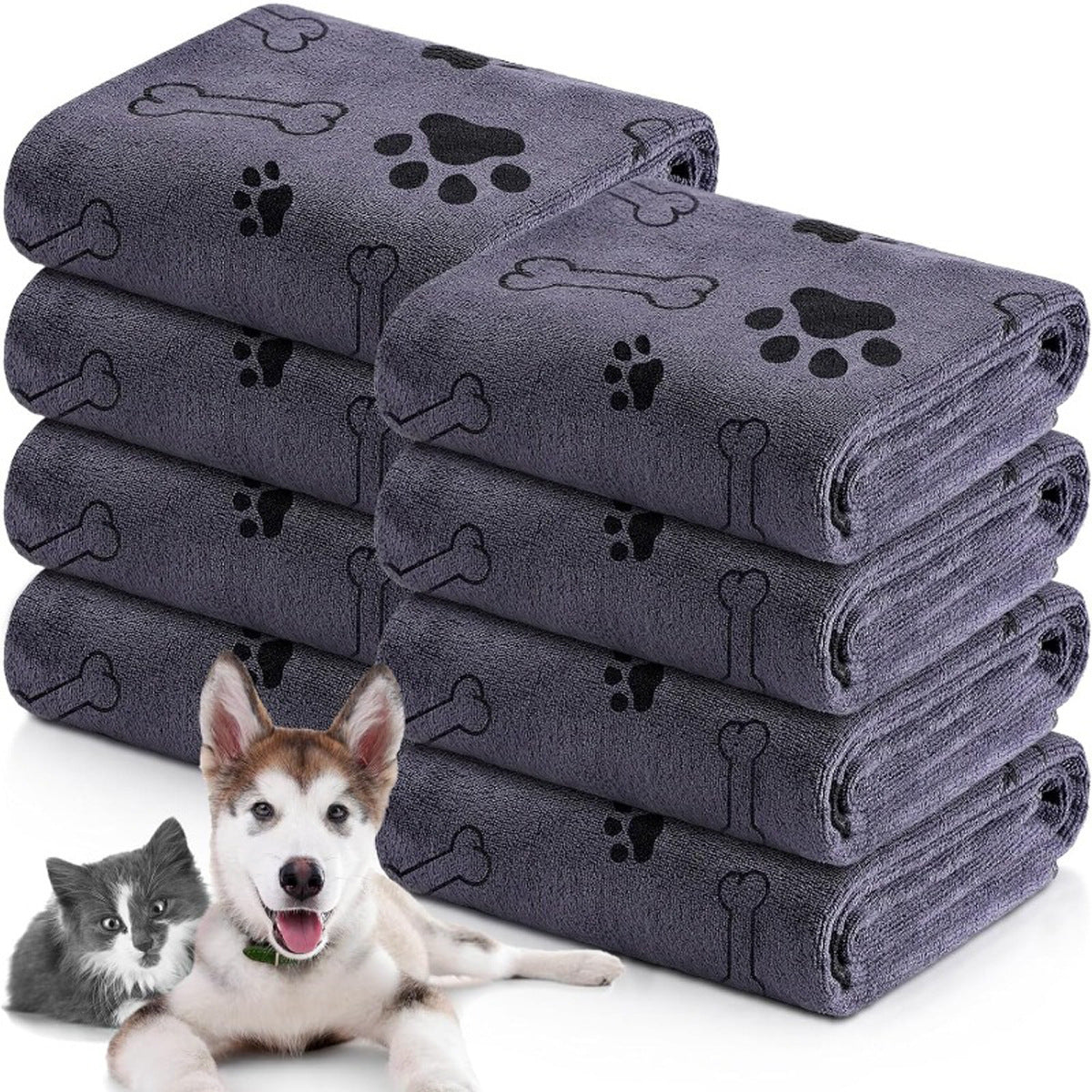 Pet Bath Towel – Soft Quick-Dry Absorbent Coverage