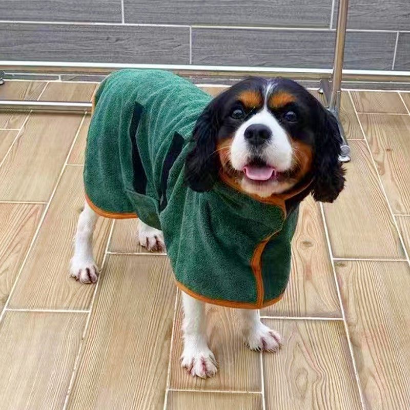 Pet Bathrobe Towel for Quick-Drying After Bath Time