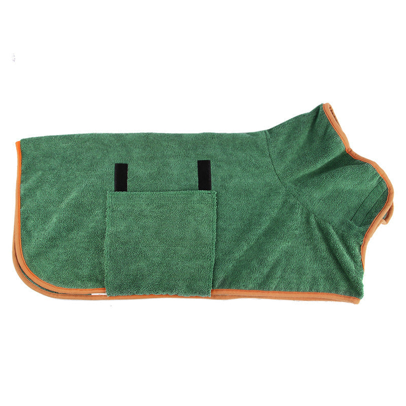 Pet Bathrobe Towel for Quick-Drying After Bath Time