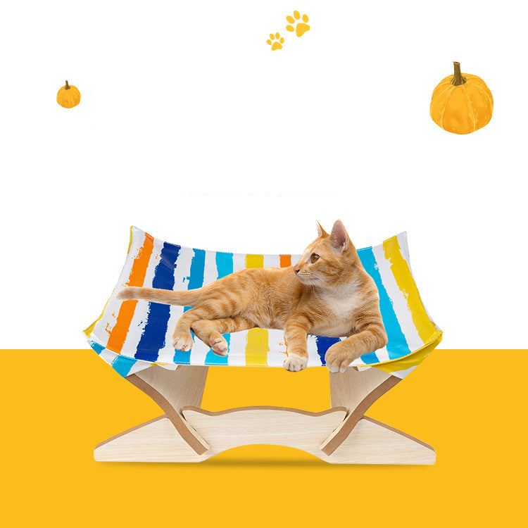 Cat Hammock Bed for Breathable Elevated Cat Lounging