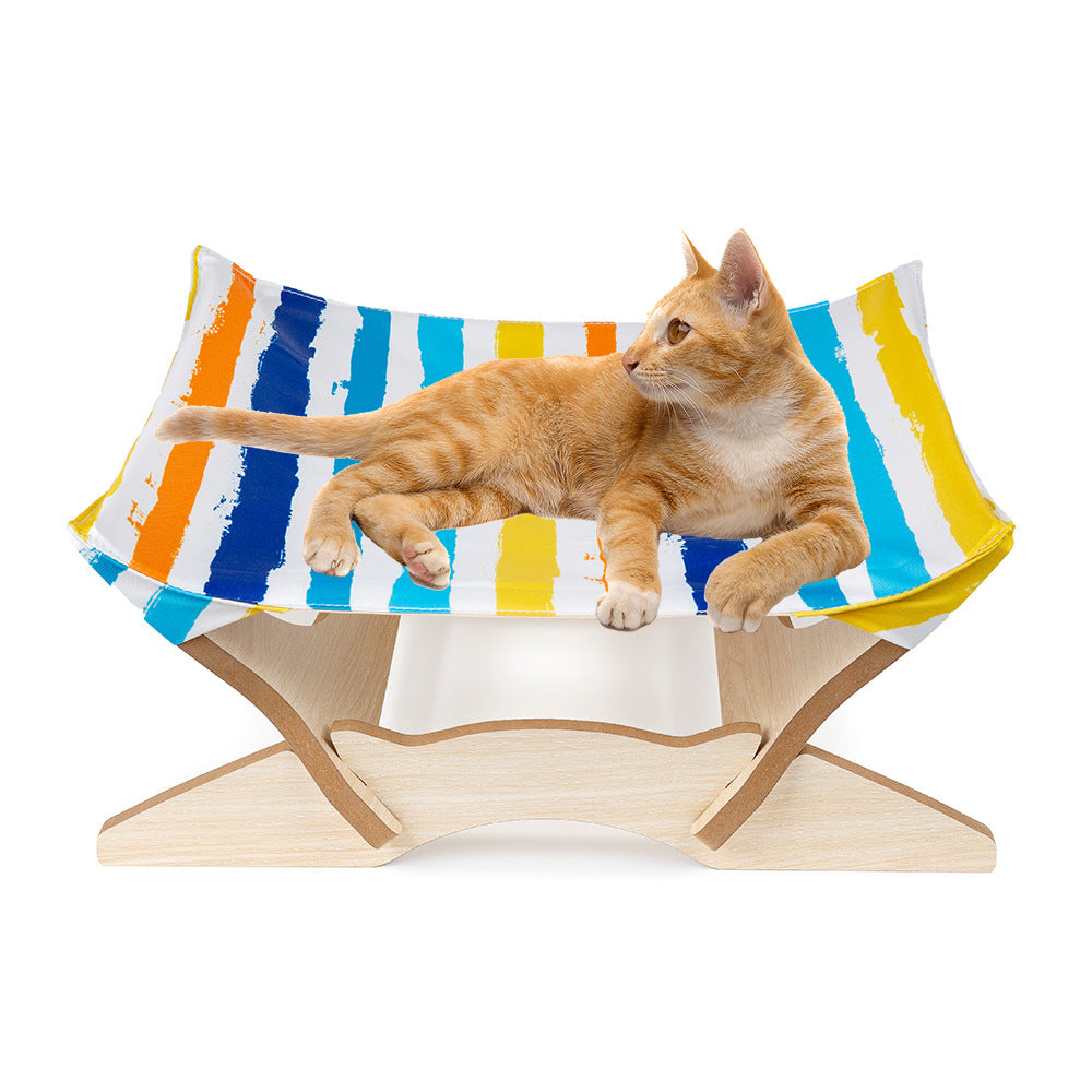 Cat Hammock Bed for Breathable Elevated Cat Lounging