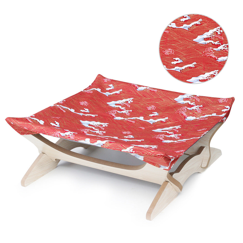 Cat Hammock Bed for Breathable Elevated Cat Lounging