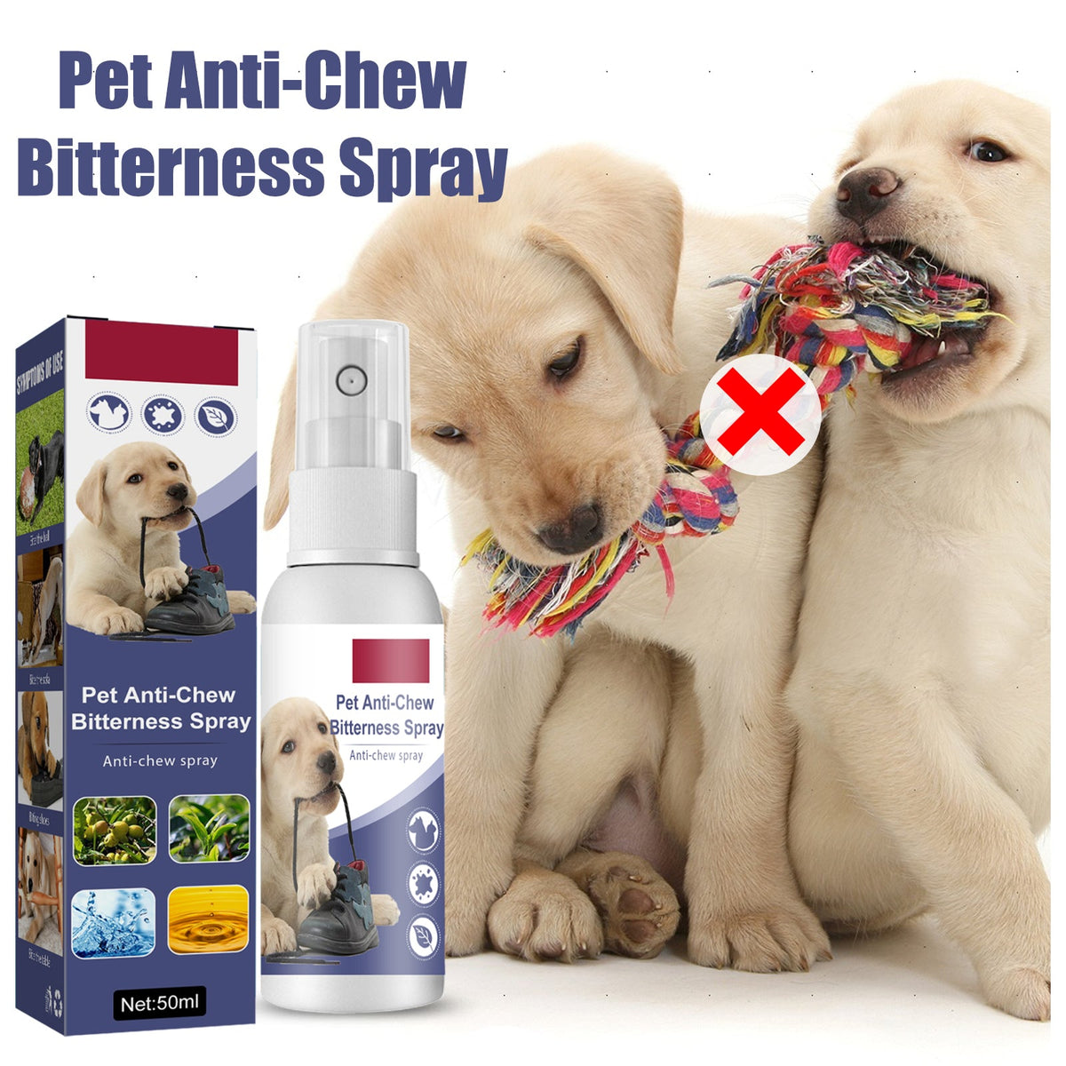 Dog Anti-Chew Spray for Furniture & Puppy Training