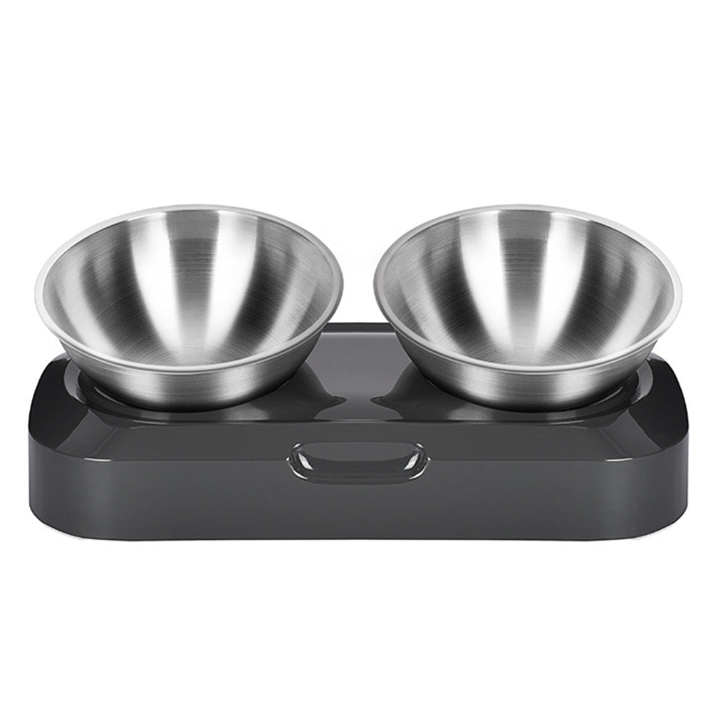 Elevated Cat & Small-Dog Bowl Feeder for Tidy Meals