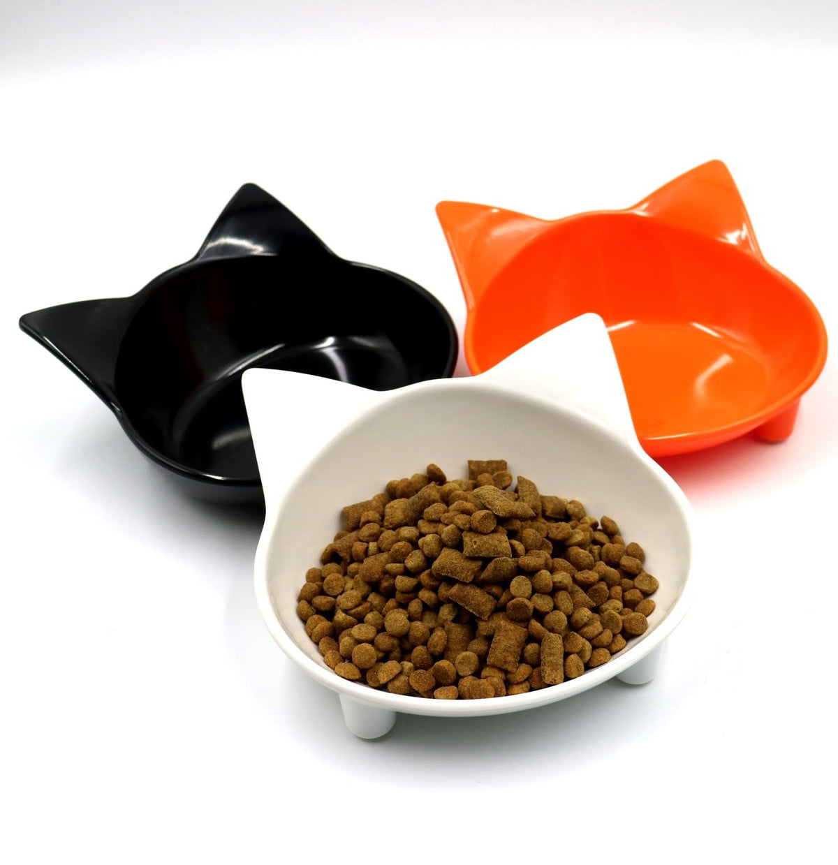 Melamine Cat Bowl with Raised Feet for Neater Feeding