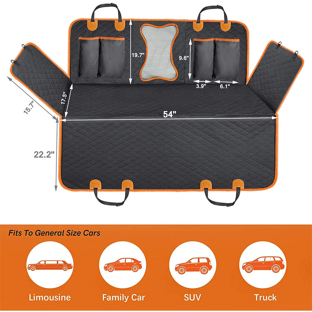 Waterproof Pet Car Seat Cover for Full-Coverage Protection
