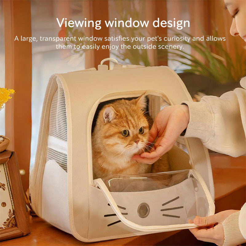 Pet Carrier Backpack for Comfortable Small-Pet Travel
