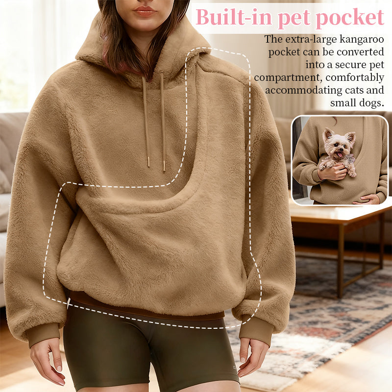 Pet Carrier Hoodie for Hands-Free Small Pet Travel
