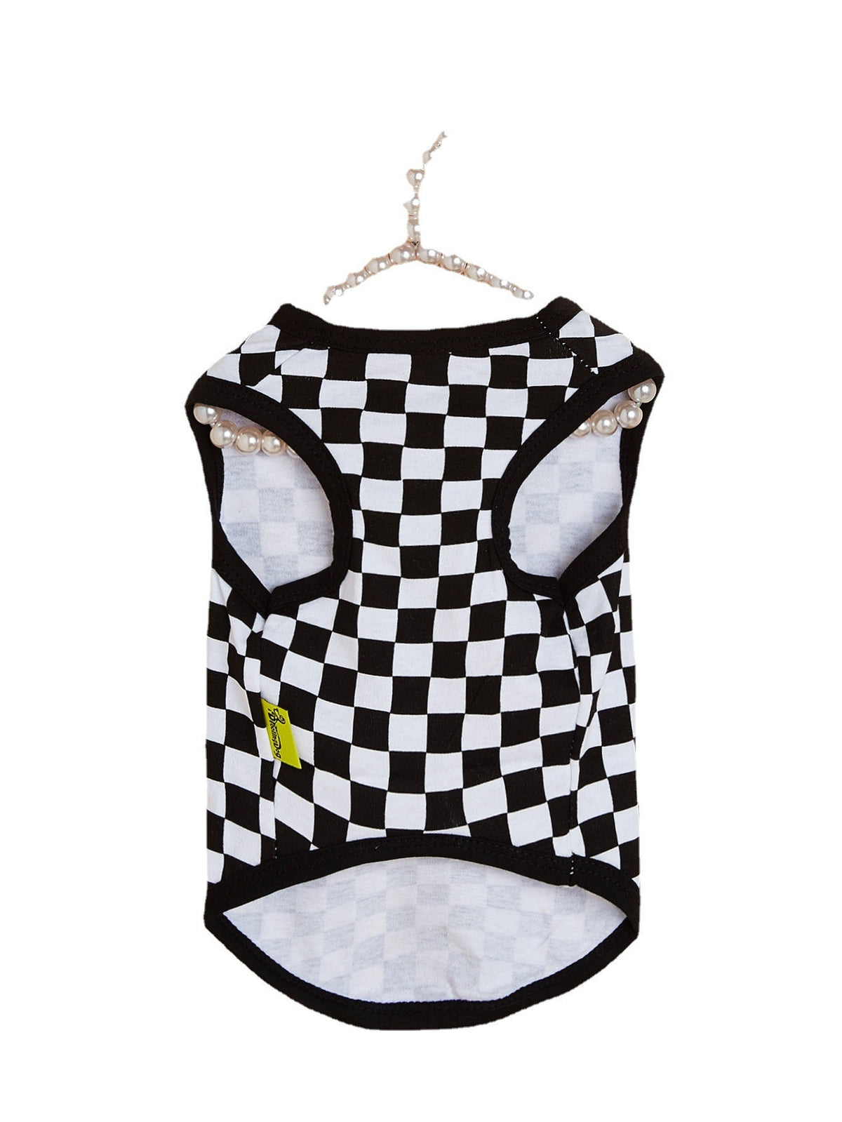 Cat Vest Shirt: Breathable Checkerboard Summer Style