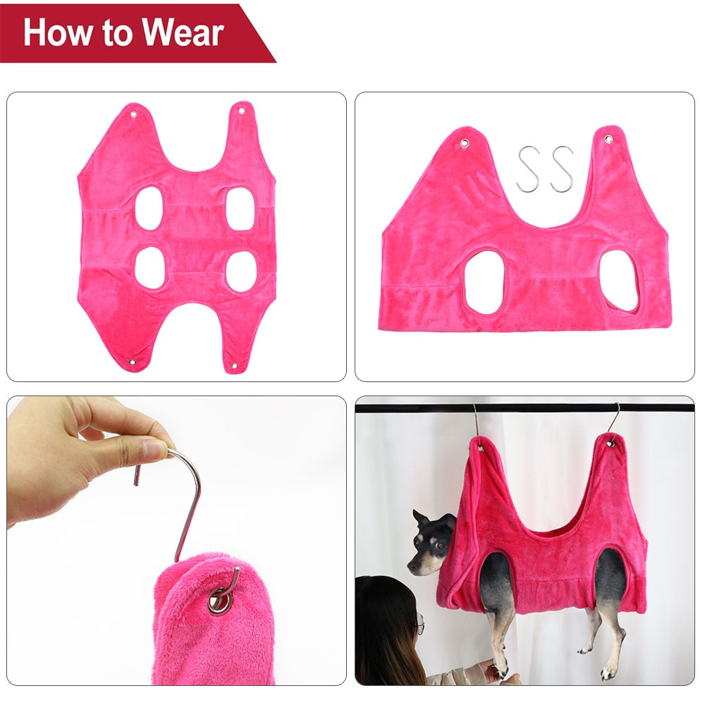 Cat Grooming Hammock for Easier Nail Trimming