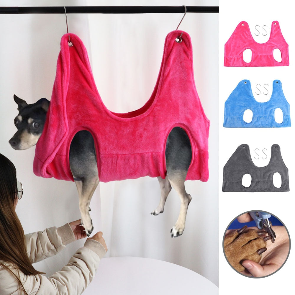 Cat Grooming Hammock for Easier Nail Trimming