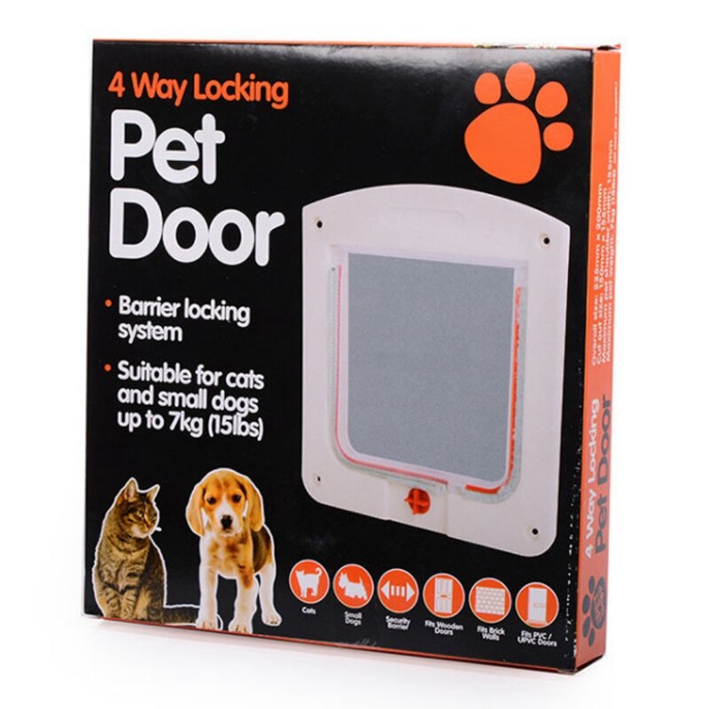 Lockable Pet Door for Cats & Small Dogs | Safe Access