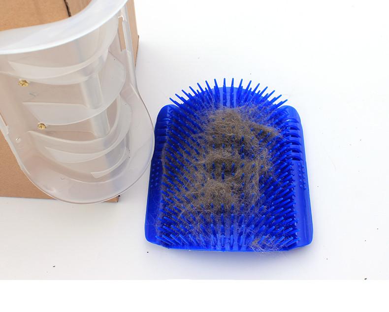 Cat Self Groomer Corner Brush for Shedding Control