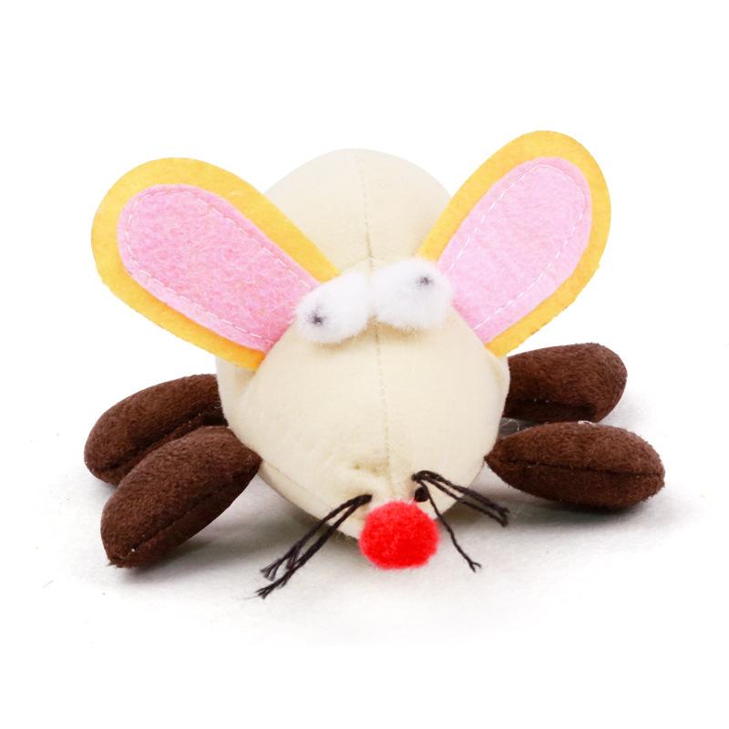 Interactive Plush Cat Toy Mouse for Daily Chase Play