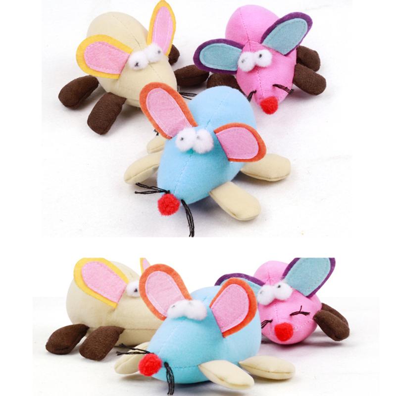 Interactive Plush Cat Toy Mouse for Daily Chase Play
