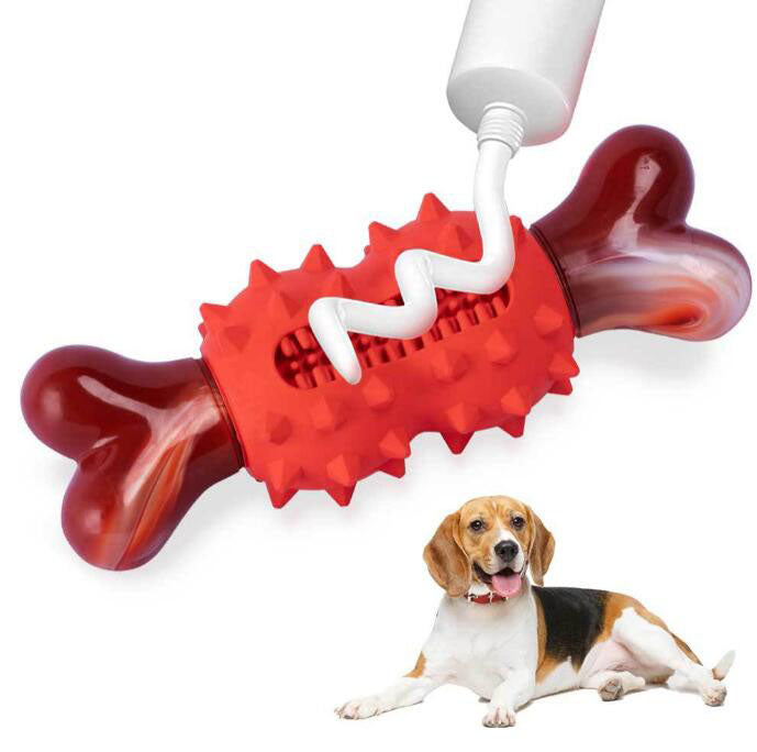 Dog Dental Chew Toy With Durable Dual-Texture Design