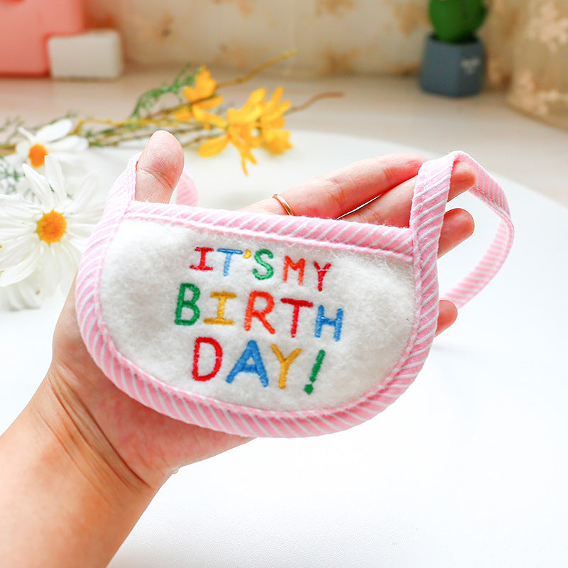 Birthday Dog Cat Bib Scarf for Instantly Cute Party Photos