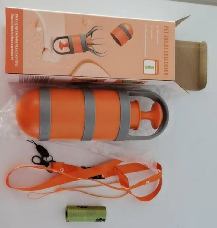 Pet Waste Picker with One-Click Zero-Contact Cleanup