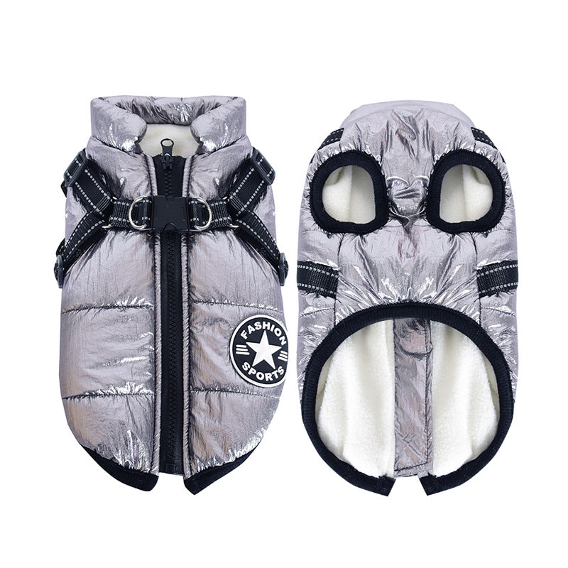 Waterproof Dog Coat With Warm Padded Winter Coverage