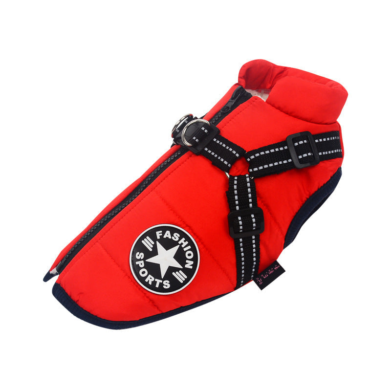 Waterproof Dog Coat With Warm Padded Winter Coverage