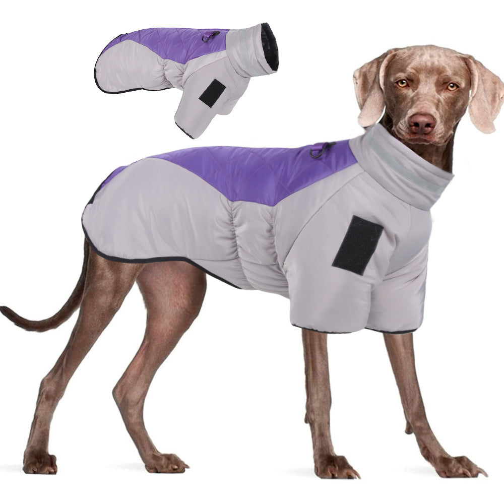 Large Dog Winter Coat With Reflective Warmth Protection