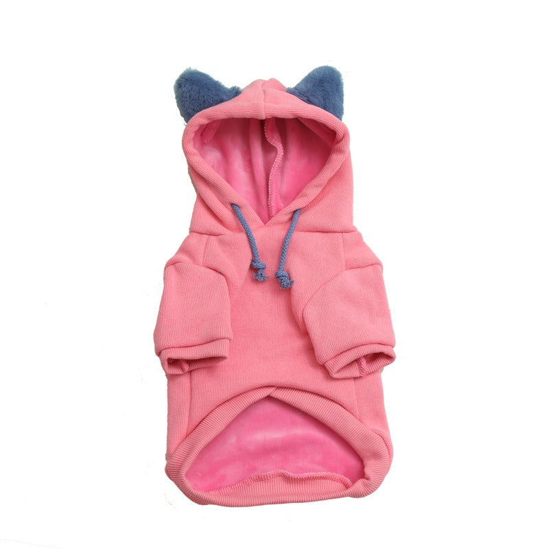 Hooded Dog Sweater for Warm, Cozy Cold-Weather Walks
