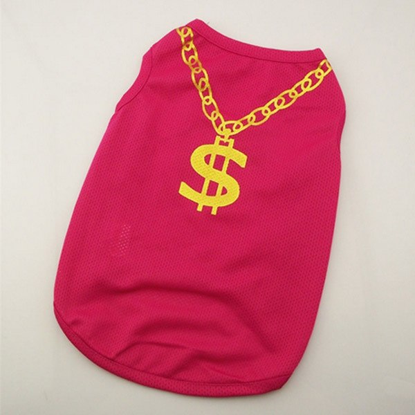 Dog Dollar Sign Vest for Bold, Photo-Ready Style Outings
