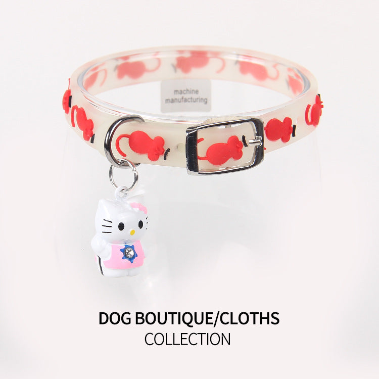 Luminous Pet Collar for Better Nighttime Walk Visibility