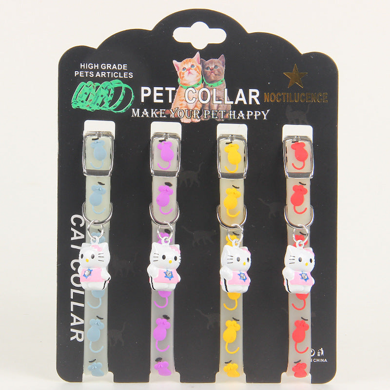 Luminous Pet Collar for Better Nighttime Walk Visibility