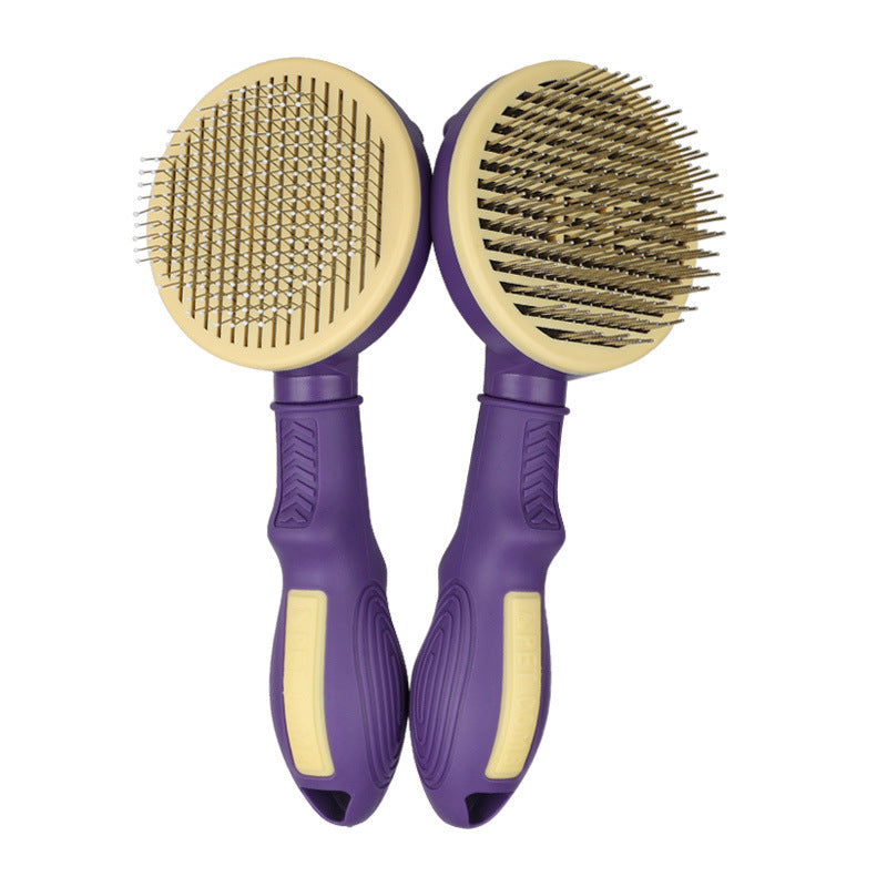 Self-Cleaning Pet Comb for Easier Shedding & Detangling