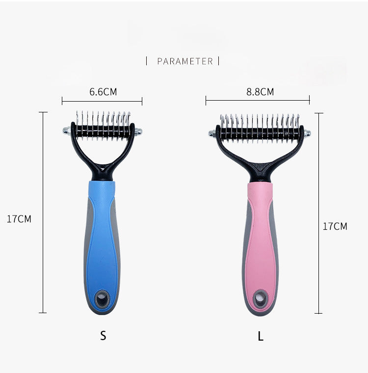 Pet Detangling Comb for Cats & Dogs | Stainless Steel