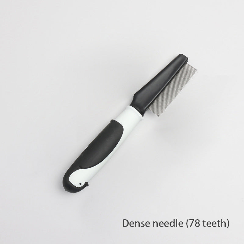 Pet Comb for Long Hair | Flea, Tangle & Fur Removal
